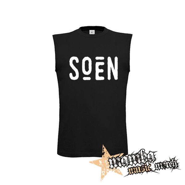 SOEN - Logo - čierne detské tričko bez rukávov
