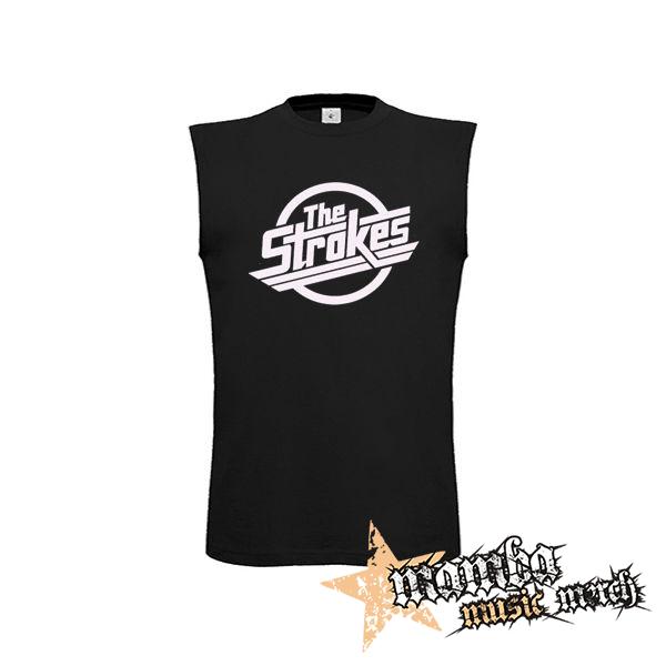 THE STROKES - Logo Band - čierne detské tričko bez rukávov