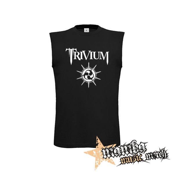 TRIVIUM - White Logo - čierne detské tričko bez rukávov