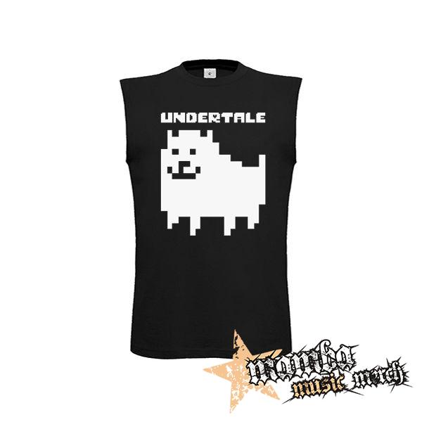 UNDERTALE - Annoying Dog - čierne detské tričko bez rukávov