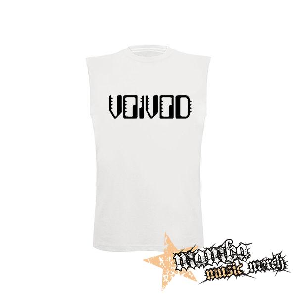 VOIVOD - Logo Nothingface - biele pánske tričko bez rukávov
