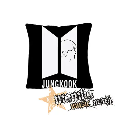JUNGKOOK - BTS Logo & Portrait - vankúš