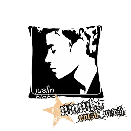 JUSTIN BIEBER - Logo & Portrait Motive 2 - vankúš