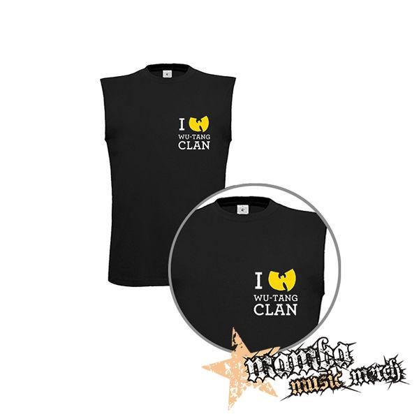 I LOVE WU TANG - čierne detské tričko bez rukávov