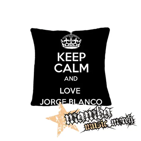KEEP CALM AND LOVE JORGE BLANCO - vankúš