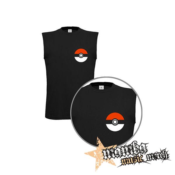 POKEMON - Symbol - čierne detské tričko bez rukávov