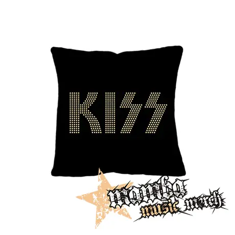 KISS - Gold Logo - vankúš