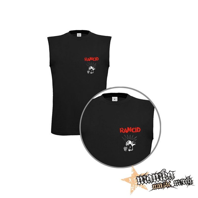 RANCID - Punx - čierne detské tričko bez rukávov