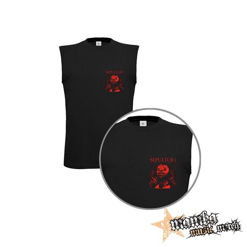 SEPULTURA - Roots Bloody Red - čierne detské tričko bez rukávov