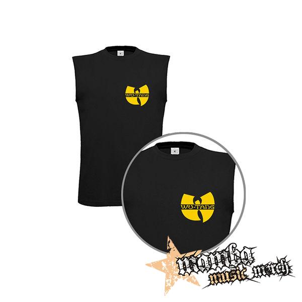 WU TANG CLAN - Yellow Logo - čierne detské tričko bez rukávov
