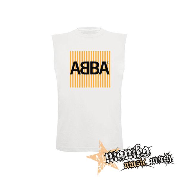 ABBA - Voyage Lines - biele pánske tričko bez rukávov