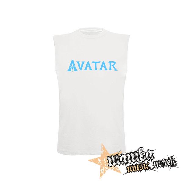 AVATAR - Movie Logo - biele pánske tričko bez rukávov
