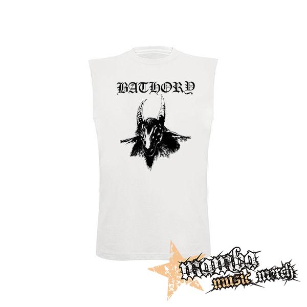 BATHORY - Goat - biele pánske tričko bez rukávov