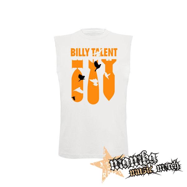 BILLY TALENT - Bombs Orange - biele pánske tričko bez rukávov