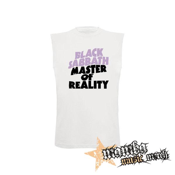 BLACK SABBATH - Master Of Reality - biele pánske tričko bez rukávov