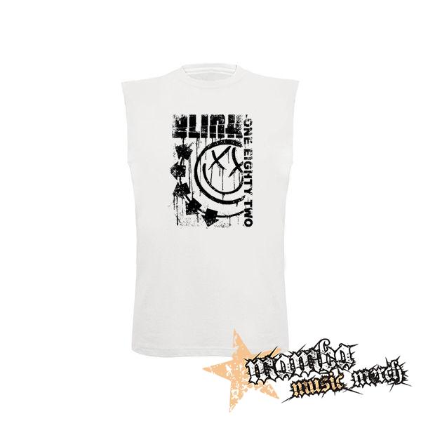 BLINK 182 - Spelled Out - biele pánske tričko bez rukávov