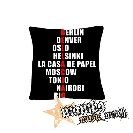 LA CASA DE PAPEL - Bella Ciao Names - vankúš