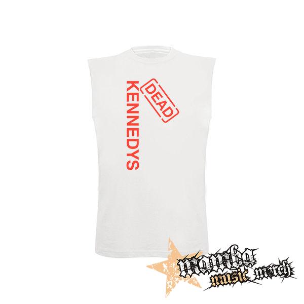DEAD KENNEDYS - Red Logo 2 - biele pánske tričko bez rukávov