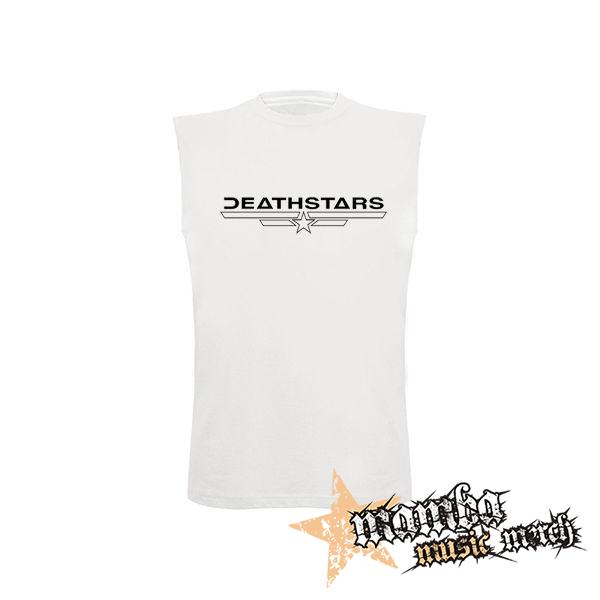 DEATHSTARS - Logo - biele pánske tričko bez rukávov
