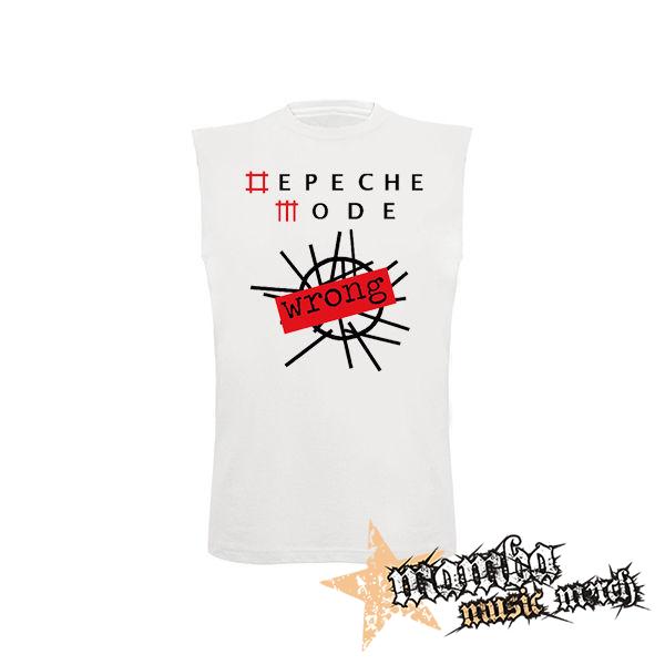 DEPECHE MODE - Wrong - biele pánske tričko bez rukávov