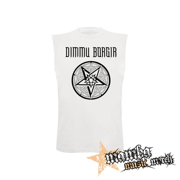 DIMMU BORGIR - Pentagram (2) - biele pánske tričko bez rukávov