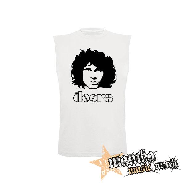 DOORS - JIM MORRISON PORTRAIT Motive 1 - biele pánske tričko bez rukávov