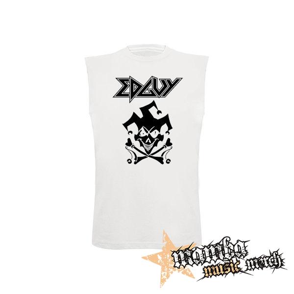 EDGUY - Mandrake Clown - biele pánske tričko bez rukávov