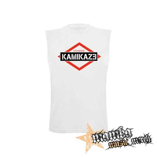 EMINEM - Kamikaze - biele pánske tričko bez rukávov