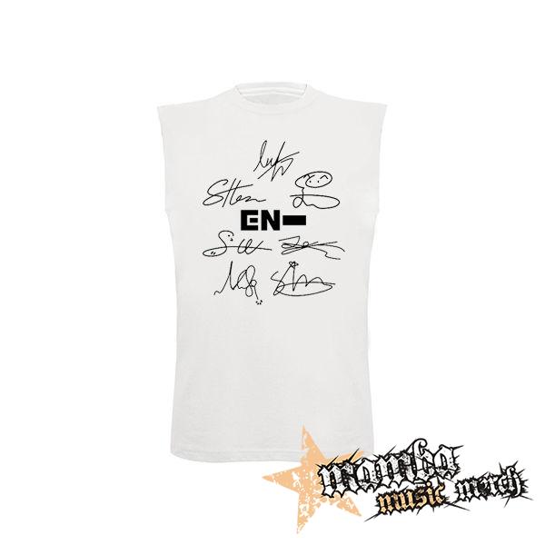ENHYPEN - Symbol & Signature - biele pánske tričko bez rukávov