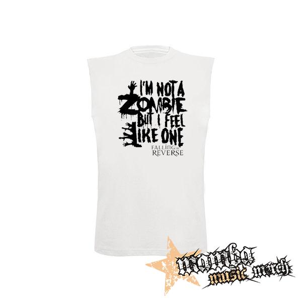 FALLING IN REVERSE - I'm Not A Zombie - biele pánske tričko bez rukávov