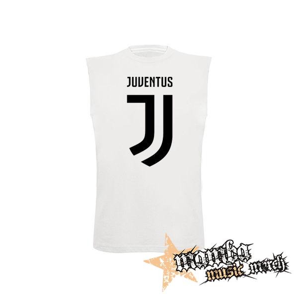 FC JUVENTUS - Logo Motive 2 - biele pánske tričko bez rukávov