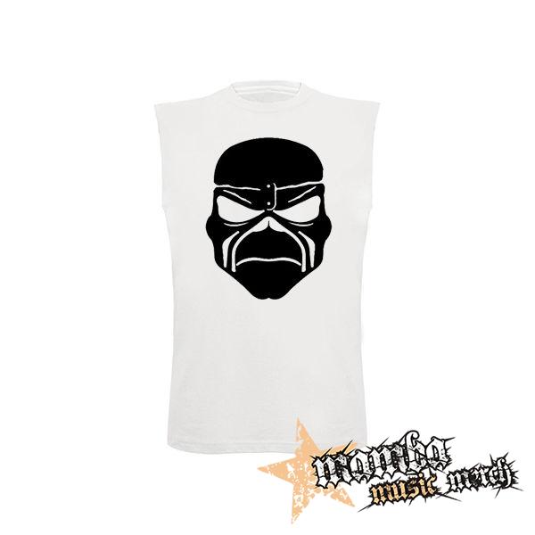 IRON MAIDEN - Eddie Graphic Head - biele pánske tričko bez rukávov