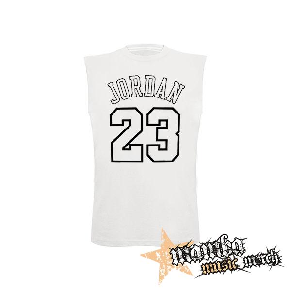 JORDAN 23 - biele pánske tričko bez rukávov
