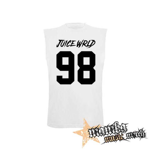JUICE WRLD - 98 - biele pánske tričko bez rukávov