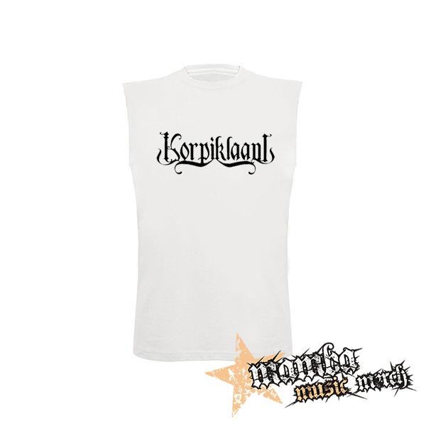 KORPIKLAANI - Logo - biele pánske tričko bez rukávov