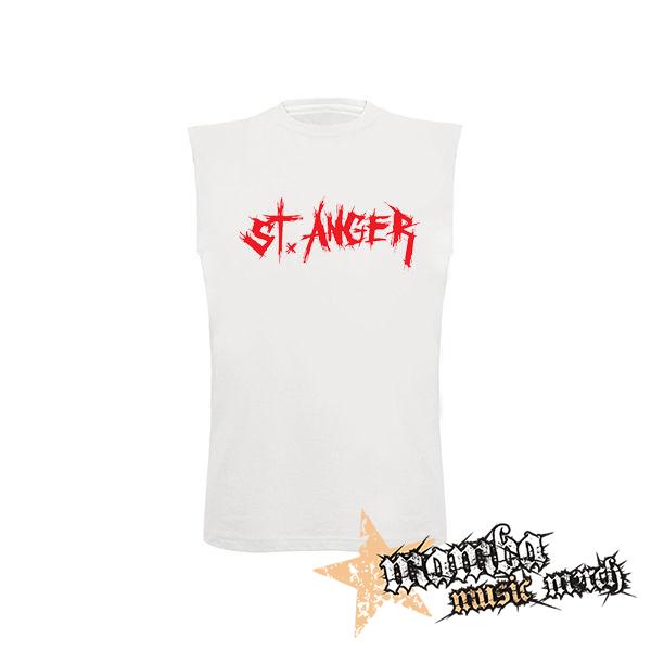 METALLICA - St Anger Red - biele pánske tričko bez rukávov