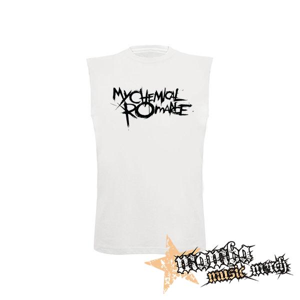 MY CHEMICAL ROMANCE - Logo Black Parade - biele pánske tričko bez rukávov