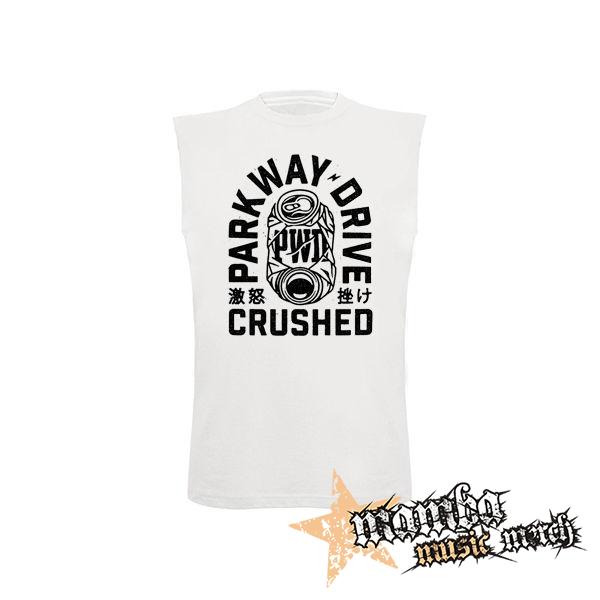 PARKWAY DRIVE - Crushed - biele pánske tričko bez rukávov