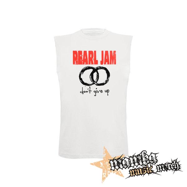 PEARL JAM - Don´t Give Up - biele pánske tričko bez rukávov