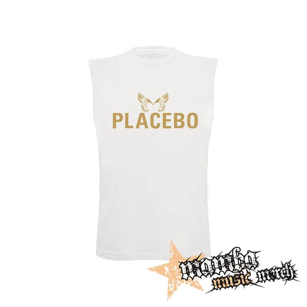 PLACEBO - Wings - biele pánske tričko bez rukávov