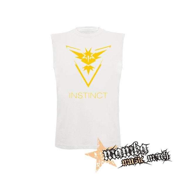 POKEMON - Instinct - biele pánske tričko bez rukávov