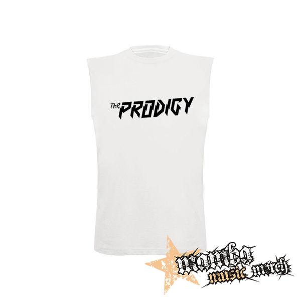 PRODIGY - Logo - biele pánske tričko bez rukávov