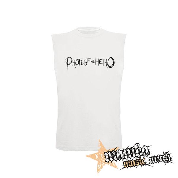 PROTEST THE HERO - Logo Band - biele pánske tričko bez rukávov