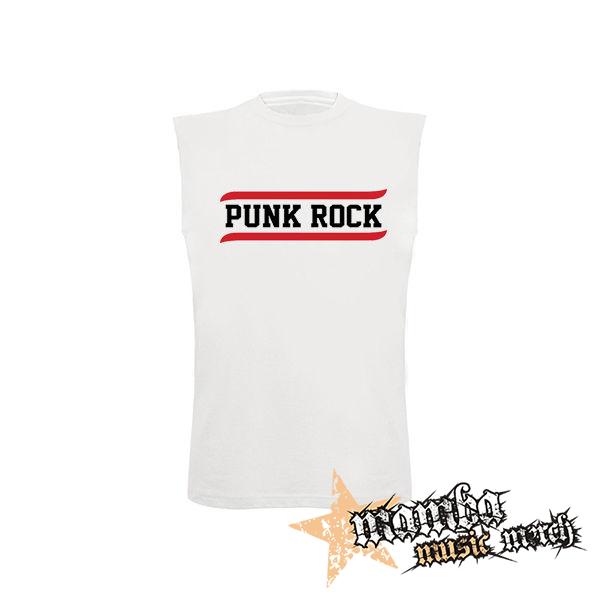 PUNKROCK - Logo Motive 3 - biele pánske tričko bez rukávov