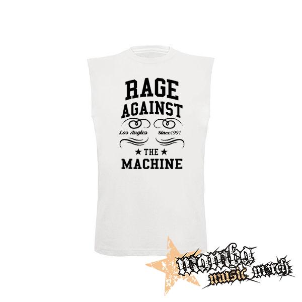 RAGE AGAINST THE MACHINE - Since 1991 - biele pánske tričko bez rukávov