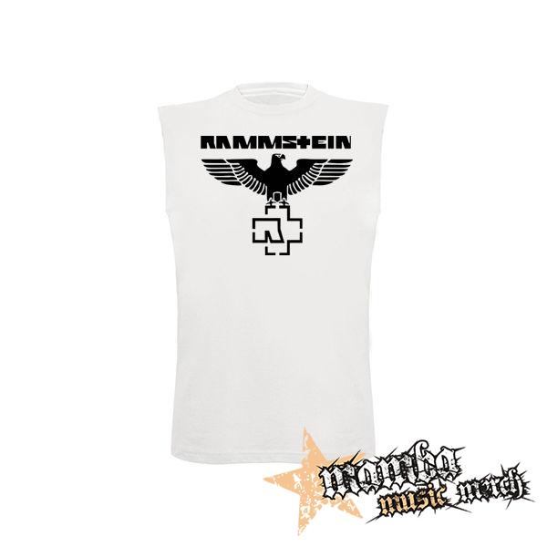 RAMMSTEIN - Eagle - biele pánske tričko bez rukávov