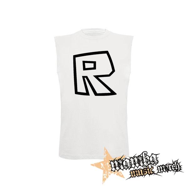 ROBLOX - Znak - biele pánske tričko bez rukávov