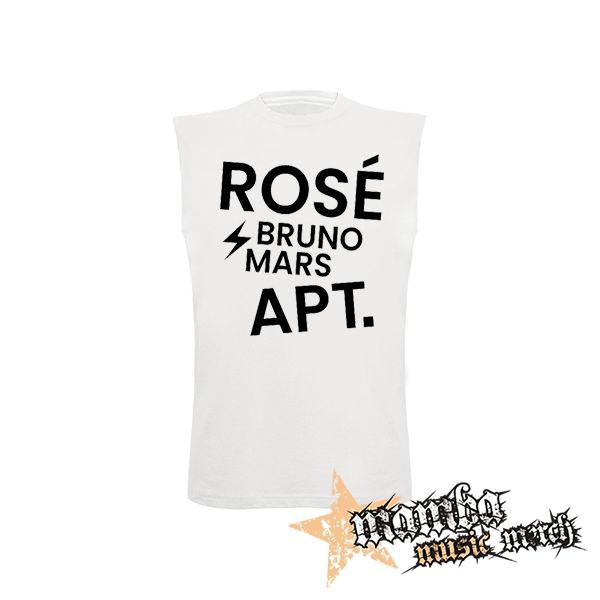 ROSÉ & BRUNO MARS - APT - Motive 1 - biele pánske tričko bez rukávov