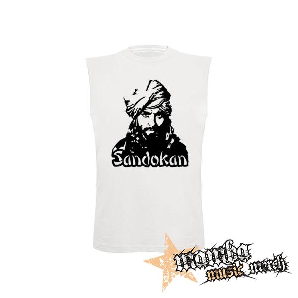 SANDOKAN - The Tiger Of Malaysia - biele pánske tričko bez rukávov