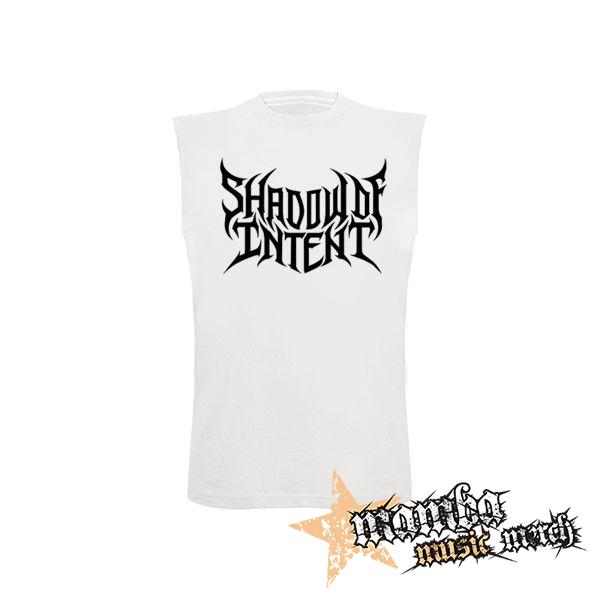 SHADOW OF INTENT - Logo - biele pánske tričko bez rukávov